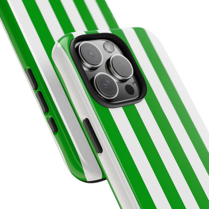 Urban stripes in green