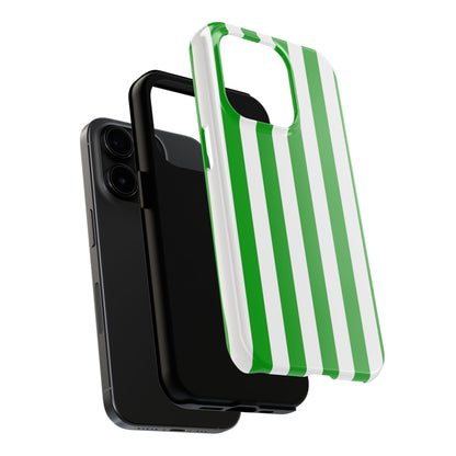 Urban stripes in green