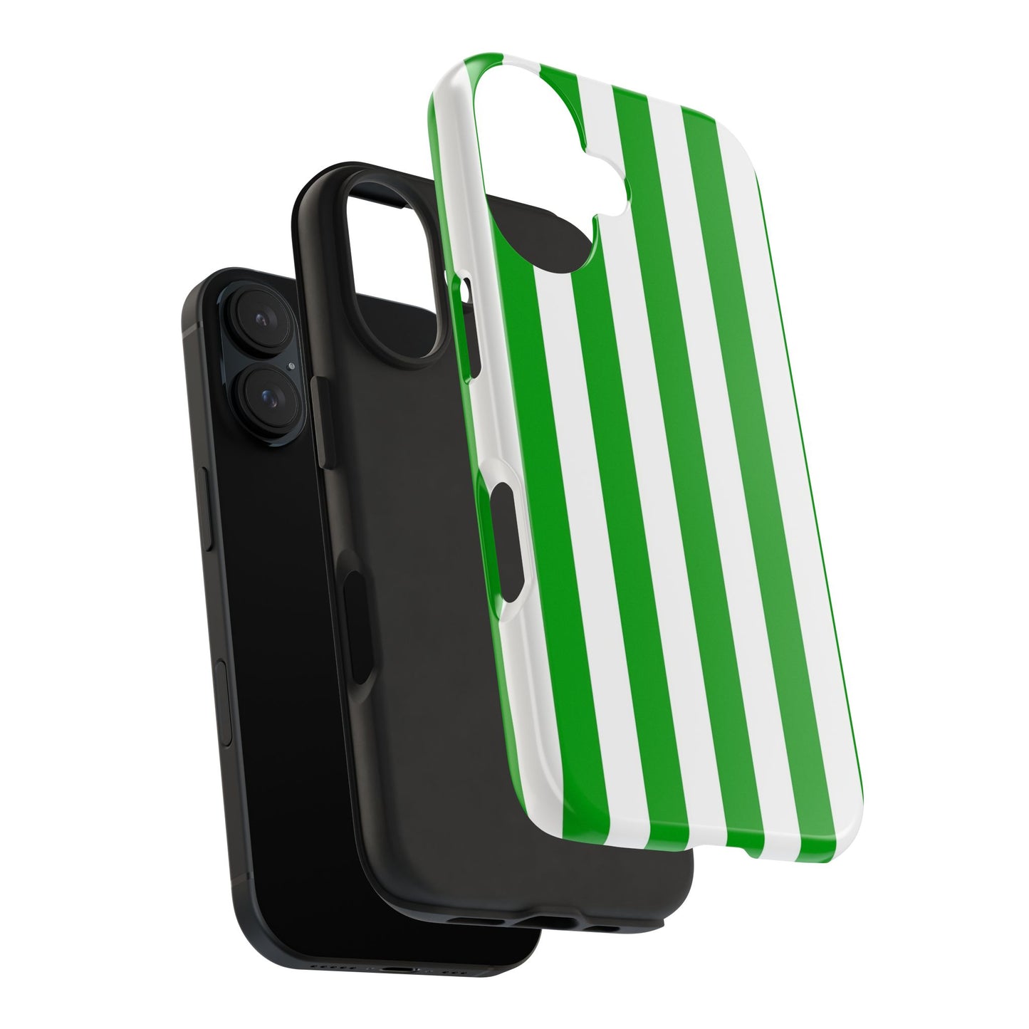 Urban stripes in green