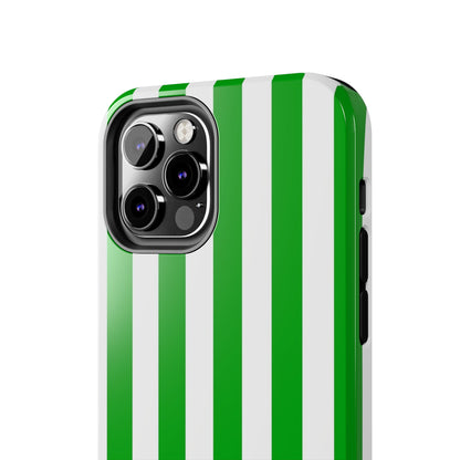 Urban stripes in green