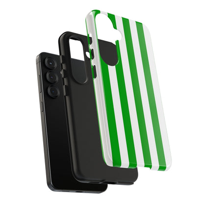 Urban stripes in green
