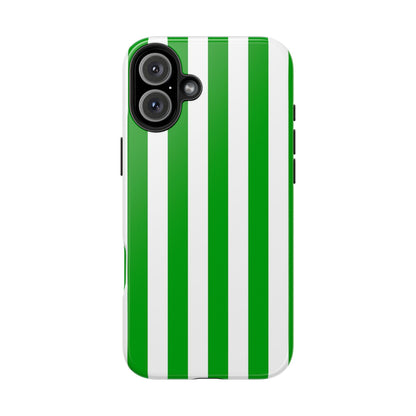 Urban stripes in green
