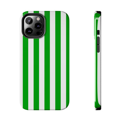 Urban stripes in green