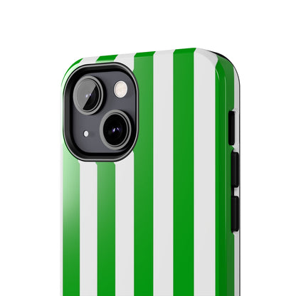 Urban stripes in green