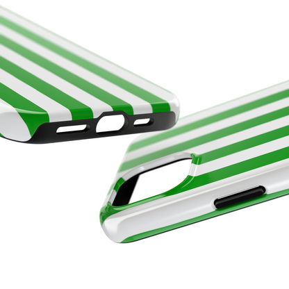 Urban stripes in green
