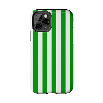 Urban stripes in green